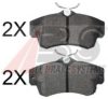 A.B.S. 38841 OE Brake Pad Set, disc brake